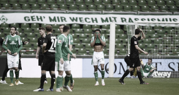 Não deu! Werder Bremen perde para M'gladbach em casa e é rebaixado à 2.Bundesliga