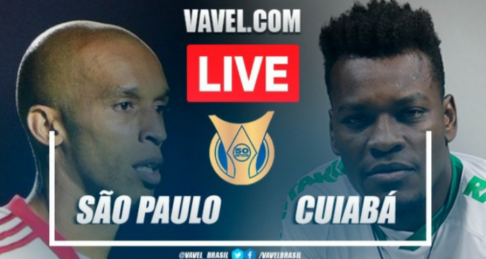 Gols e melhores momentos São Paulo x Cuiabá pelo Campeonato Brasileiro (2-2)
