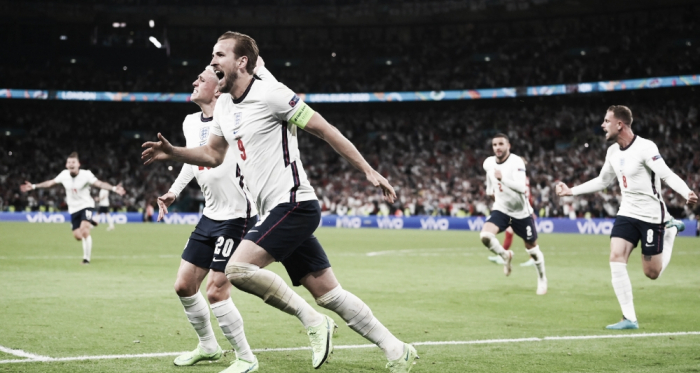 Com gol na prorrogação, Inglaterra vence Dinamarca de virada e vai à final da Euro