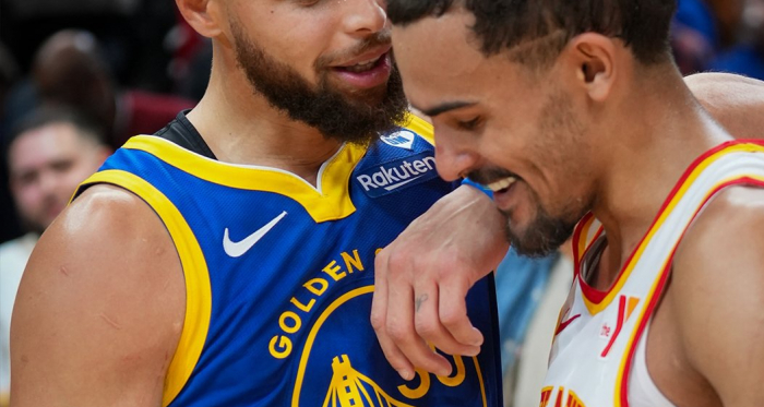 Trae Young y Stephen Curry firman uno de los mejores cara a cara de la temporada en un partido trepidante