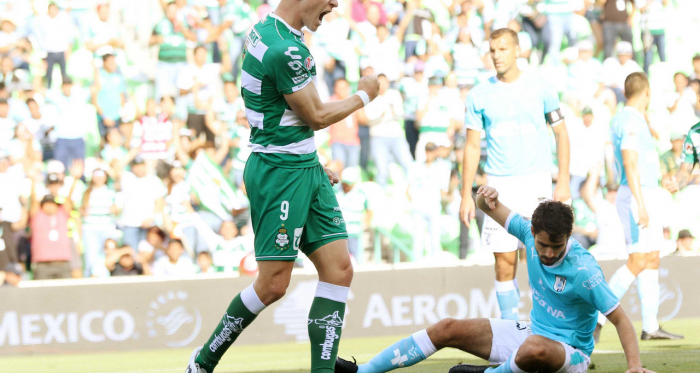 <p style="margin-bottom: 0cm">Desde el 24 de febrero no ganaban en la
temporada. En dicha ocasión ultimaron 4-0 a Toluca en la octava
jornada. (Foto: Santos Laguna)</p>