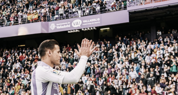 Luismi vuelve a lucir la camiseta del Real Valladolid ante el Salamanca