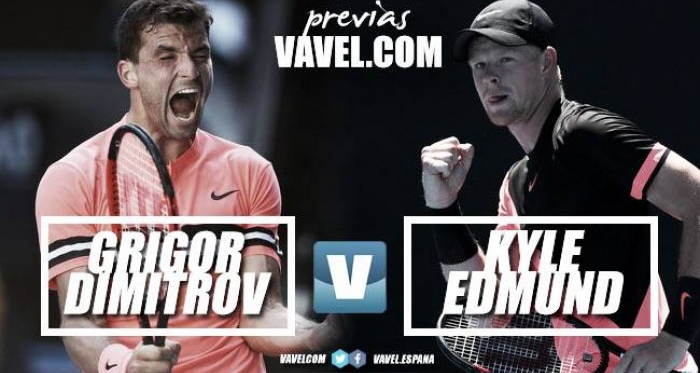 Previa Grigor Dimitrov - Kyle Edmund: la elegancia búlgara ante el desparpajo británico