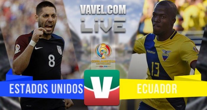 Resultado Estados Unidos vs Ecuador por los cuartos de final de la Copa América Centenario (2-1)