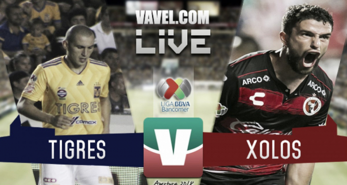 Resultado y gol del Tigres 1-0 Xolos en Liga MX Apertura 2018