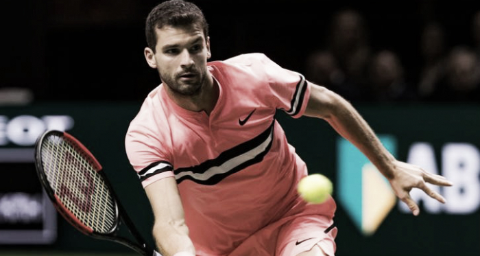Dimitrov durante la final del 2018 | Foto: ATP