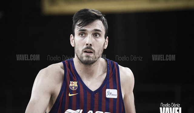 Pierre Oriola durante un partido de la Liga Endesa 2018/2019. Fuente: Noelia Déniz (vavel.com)