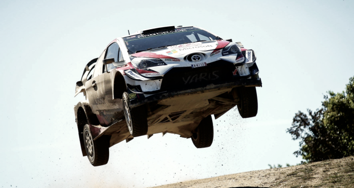 Esapekka Lappi en el Rallye de Cerdeña | Foto: Toyota Gazoo Racing