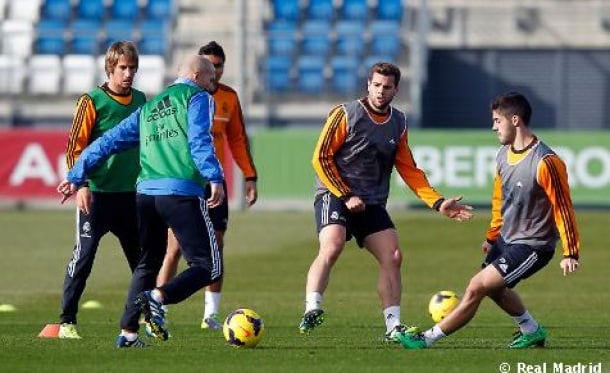 Sin descanso, el Madrid empezó a preparar el duelo ante el Espanyol