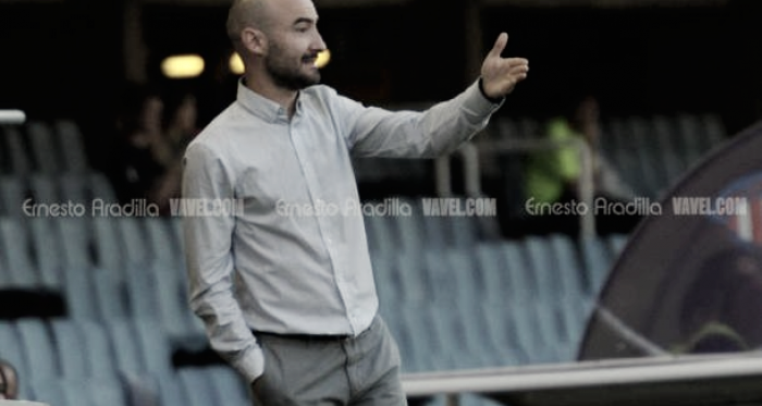 Imagen de archivo. Fran Sánchez dirigiendo un encuentro en el Miniestadi | Foto: Ernesto Aradilla - VAVEL