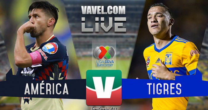 Resultado y gol del América 0-1 Tigres de la Semifinal de ida de la Liga MX 2017