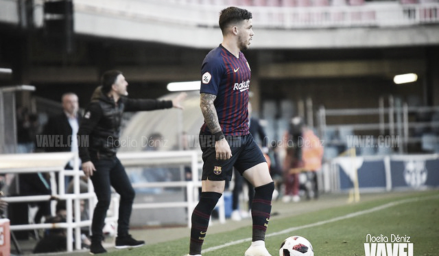 Carles Pérez, jugador del Barça B. FOTO: Noelia Déniz