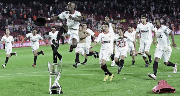 Se cumplen 10 de la quinta Copa del Rey del Sevilla FC&nbsp;