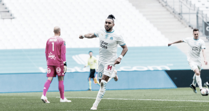 Olympique de Marseille vence Lorient no fim e acirra disputa
por competições europeias