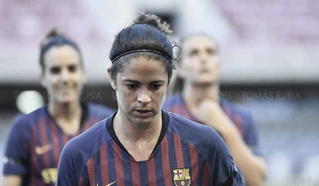 Marta Torrejón ante el Chelsea en pretemporada | Fuente: Tomás Rubia (VAVEL)