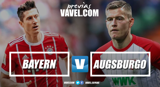 Previa Bayern – Augsburgo: los bávaros
quieren mantener el paso perfecto