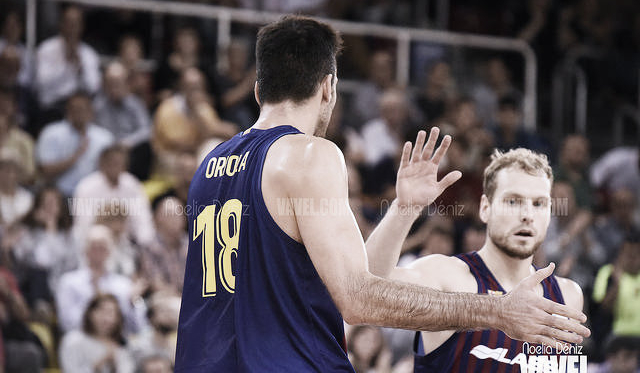 Pierre Oriola y Jaka Blazic. Foto: Noelia Déniz (VAVEL.com)