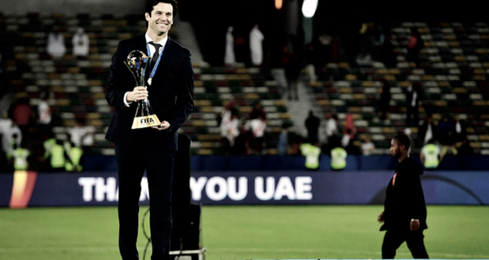 Santiago Solari, campeón como enrtenador y jugador / Foto: Real Madrid C.F.