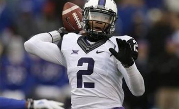 Trevone Boykin looks to lead TCU to an opening night win over Minnesota - AP Photo/Orlin Wagner