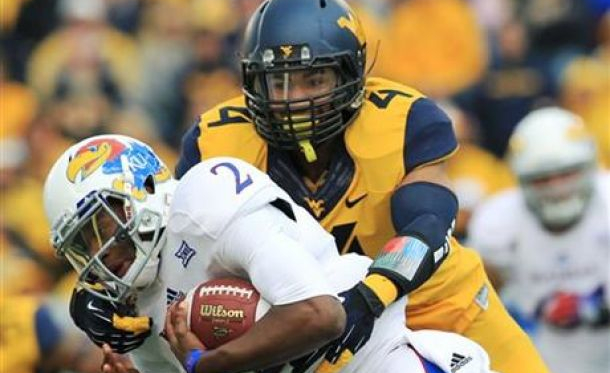 West Virginia Defeats Kansas in Morgantown, 33-14