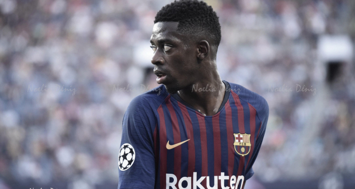 Ousmane Dembélé con la elástica azulgrana | Foto de Noelia Déniz, VAVEL