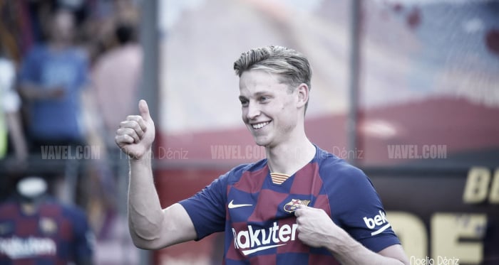 Frenkie De Jong recibe el premio Johan Cruyff&nbsp;