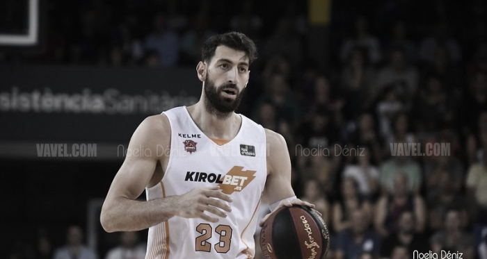 Shengelia durante un Barcelona-Baskonia (vía: Noelia Déniz | VAVEL)