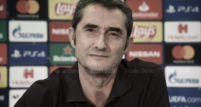 Ernesto Valverde en rueda de prensa. | Foto: Noelia Déniz