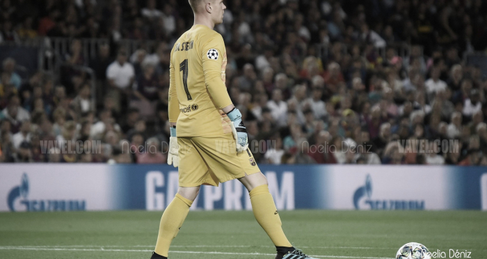 Ter Stegen contra el Inter. | Foto: Noelia Déniz