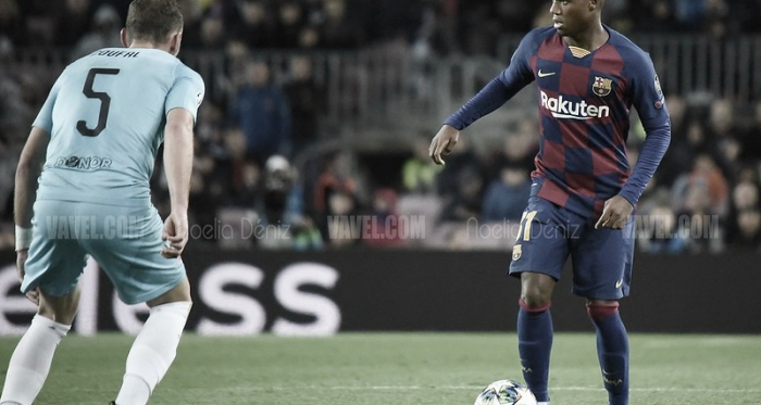 Ansu Fati, goleador más joven de la historia de la Champions League. FOTO: Noelia Déniz