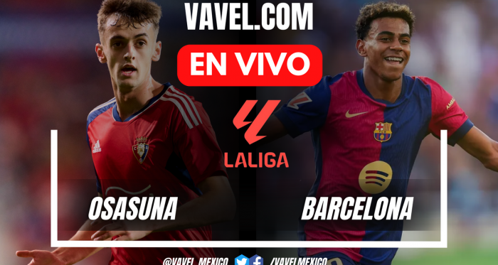 Goles y resumen del Osasuna 4-2 Barcelona en LaLiga 2024-25