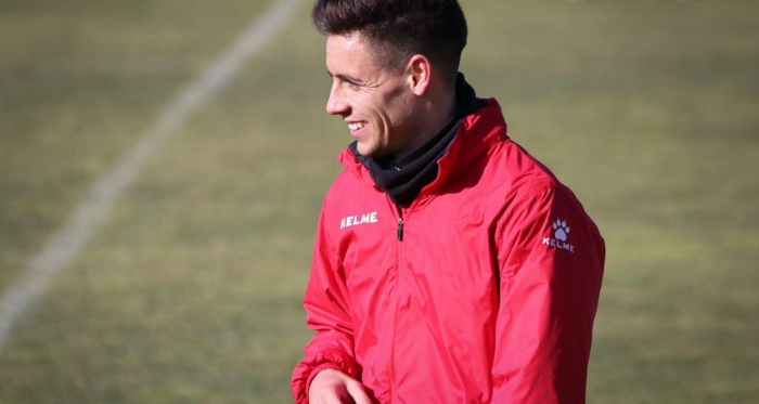 Álex Moreno durante un entrenamiento | Fotografía: Gema Paz (VAVEL)