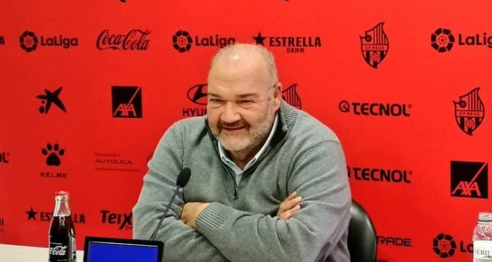 Joan Oliver en rueda de prensa. Foto: Andreu Rauet (VAVEL)