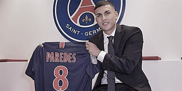 Paredes utilizará el dorsal 8. Foto: twitter oficial PSG