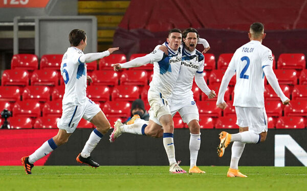 Impresa dell'Atalanta ad Anfield: battuto il Liverpool 2-0!