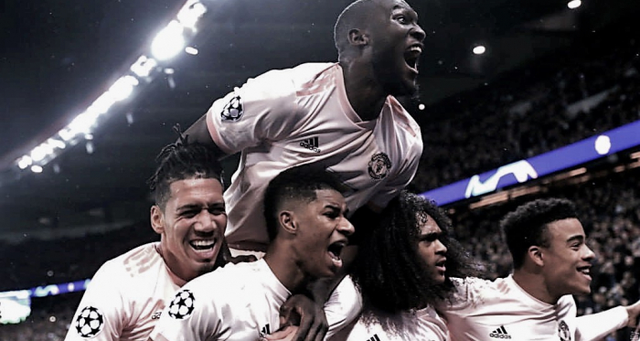 El United celebrando el gol sobre la hora / Foto: Twitter oficial del Manchester United
