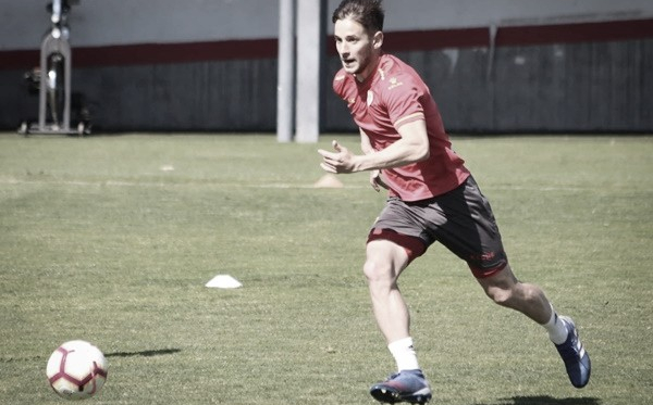 Medrán durante un entrenamiento | Fotografía: Mario Paz (VAVEL)