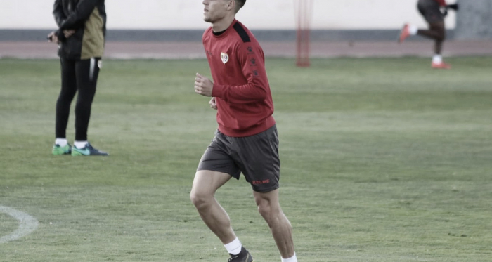 Álex Moreno durante un entrenamiento | Fotografía: Gema Paz (VAVEL)