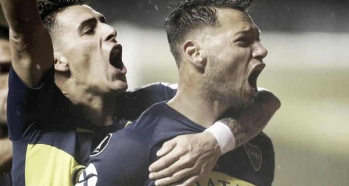 Jugadores de Boca Juniors celebrando un gol / Fuente: Boca Juniors