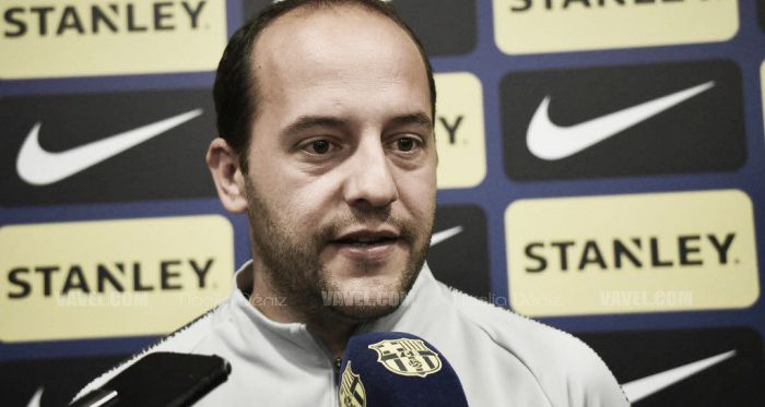 Imagen de Lluis Cortés, entrenador del FC Barcelona Femenino. FOTO: Noelia Déniz