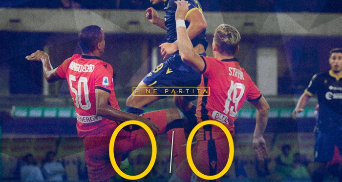Serie A- Pareggio a reti bianche tra Hellas ed Udinese, Musso decisivo (0-0)