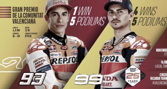 El Repsol Honda Team tiene como objetivo conseguir la Triple Corona en Valencia