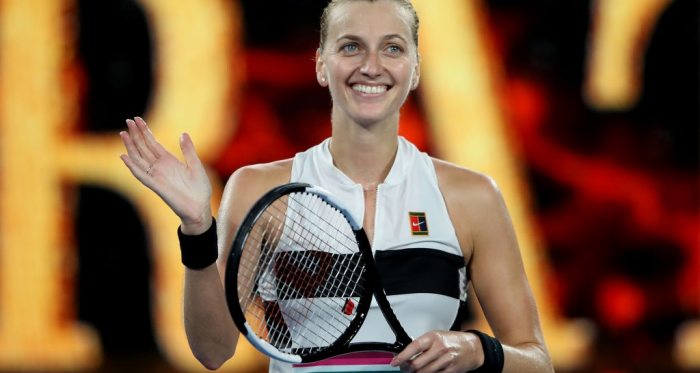 Petra Kvitova is looking to maintain her spotless record over younger compatiriot Katerina Siniakova when the pair clash in the first round of the Australian Open. Photo: Mark Kolbe/Getty Images.