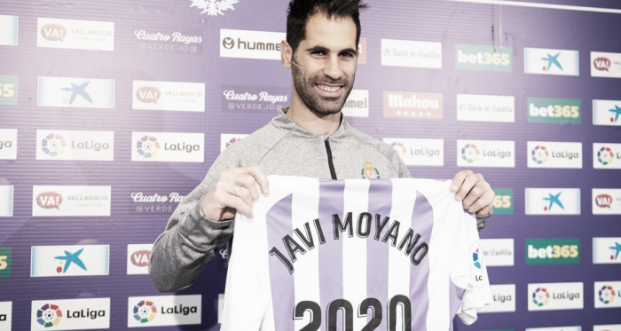 Javi Moyano con la camiseta del Real Valladolid / Real Valladolid