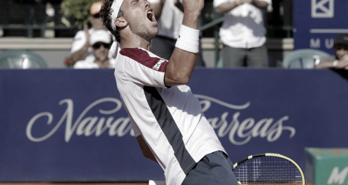 Felicidad encamianda hacia la final del Argentina Open de Marco Cecchinato. Foto: Argentina Open.