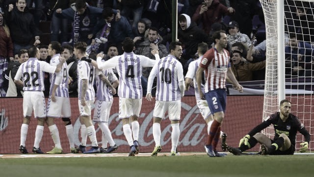 Partido en el que pucelanos y colchoneros se veían las caras por primera vez en la presente campaña<div>Foto: LaLiga Santander</div>