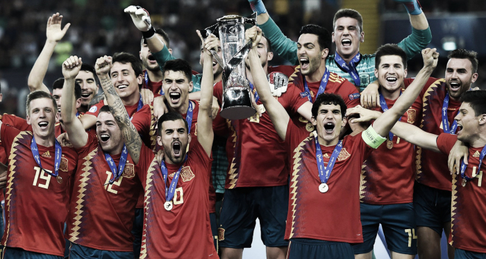 España, la vigente campeona europea sub-21 | Fotografía: UEFA 