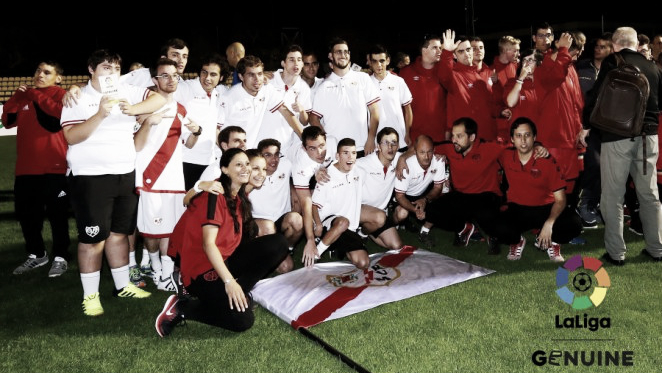 Plantilla del equipo genuino del Rayo Vallecano | Fotografía: La Liga