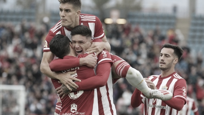 Celebración del gol de Darwin Núñez | Fuente: UD Almería