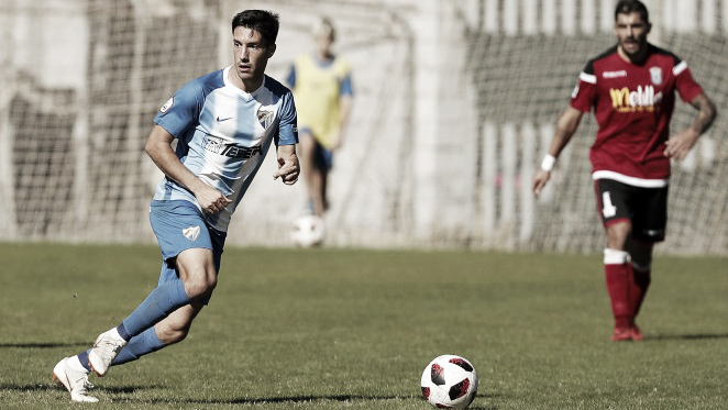 El Atlético Malagueño durante un partido esta temporada | Foto: Málaga CF.